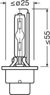 Osram 66240XNN-HCB - Λυχνία, μεγάλα φώτα parts5.com