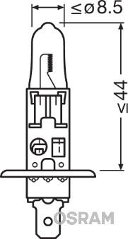 Osram 64150 - Polttimo, kaukovalo parts5.com