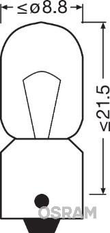 Osram 3930 - Bulb, indicator parts5.com