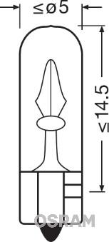 Osram 2721-02B - Bulb, interior light parts5.com