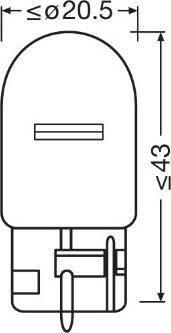 Osram 7504-02B - Bulb, indicator parts5.com