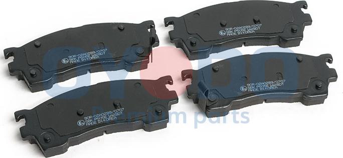 Oyodo 10H3022-OYO - Brake Pad Set, disc brake parts5.com