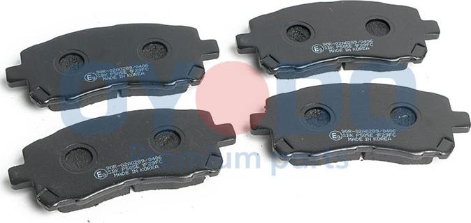 Oyodo 10H7009-OYO - Fékbetétkészlet, tárcsafék parts5.com