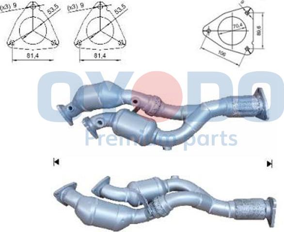 Oyodo 10N0152-OYO - Catalizador parts5.com
