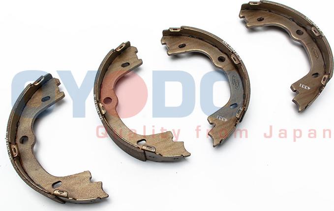 Oyodo 25H0528-OYO - Brake Shoe Set, parking brake parts5.com