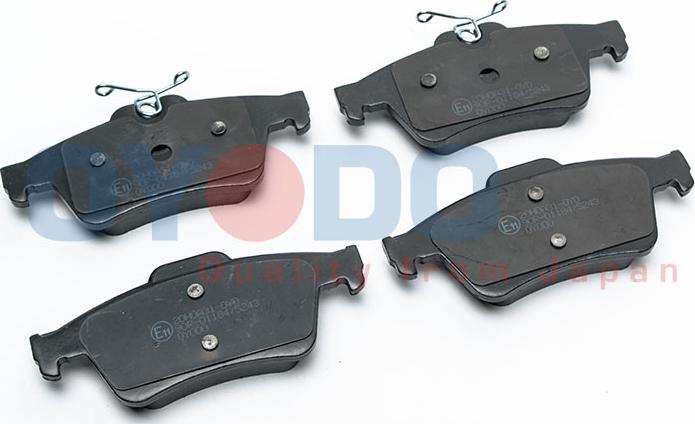 Oyodo 20H0A31-OYO - Set placute frana,frana disc parts5.com