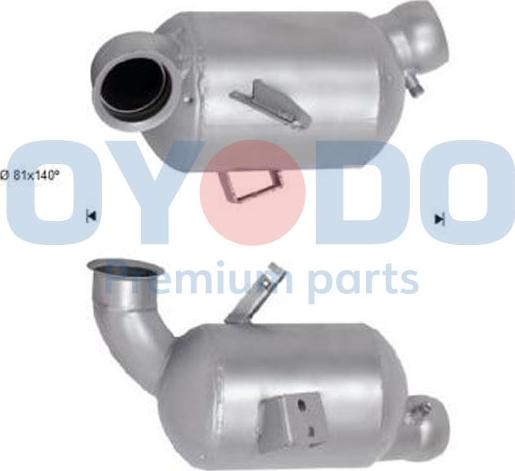 Oyodo 20N0150-OYO - Tahma / partikelfilter,väljalaskesüst. parts5.com