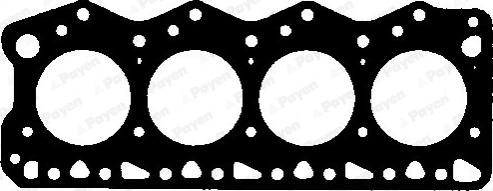 Payen AY581 - Gasket, cylinder head parts5.com