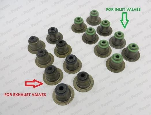 Payen HR5063 - Tömítéskészlet, szelepszár parts5.com