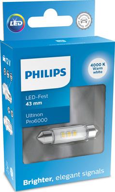 PHILIPS 11866WU60X1 - Žarulja, unutarnje svjetlo parts5.com