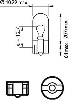 PHILIPS 13961CP - Bulb, indicator parts5.com