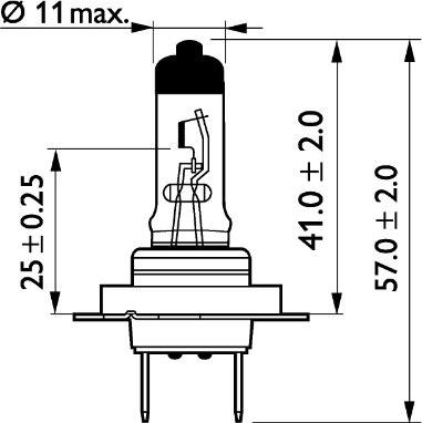 PHILIPS 13972MDBVB1 - Izzó, távfényszóró parts5.com