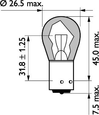 PHILIPS 13496MLCP - Sijalica, migavac parts5.com