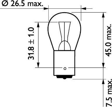 PHILIPS 13498CP - Ampul, sinyal lambası parts5.com