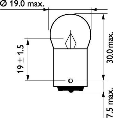 PHILIPS 13814MDCP - Ampoule, feu éclaireur de plaque parts5.com