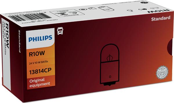 PHILIPS 13814CP - Ampoule, feu éclaireur de plaque parts5.com