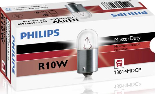 PHILIPS 13814MDCP - Izzó, rendszámtábla-világítás parts5.com