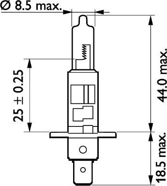 PHILIPS 13258MDC1 - Glühlampe, Fernscheinwerfer parts5.com