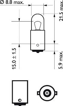 PHILIPS 12929B2 - Lámpara, luz intermitente parts5.com