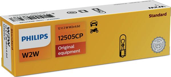 PHILIPS 12505CP - Żarówka, oświetlenie tablicy przyrządów parts5.com