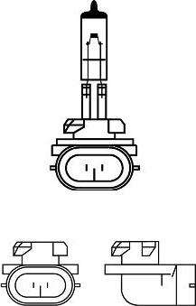 PHILIPS 12060C1 - Ampoule, projecteur antibrouillard parts5.com