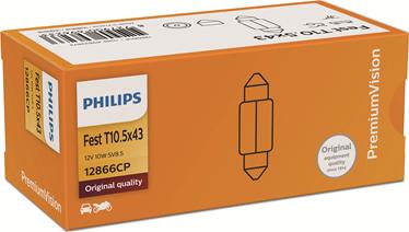 PHILIPS 12866CP - Ampul, plaka aydınlatması parts5.com