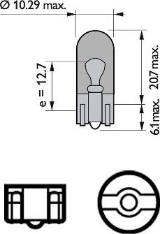 PHILIPS 12396NAB2 - Lámpara, luz intermitente parts5.com