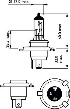 PHILIPS 12342LLECOC1 - Λυχνία, μεγάλα φώτα parts5.com