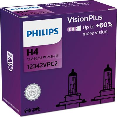 PHILIPS 12342VPC2 - Żarówka, reflektor dalekosiężny parts5.com