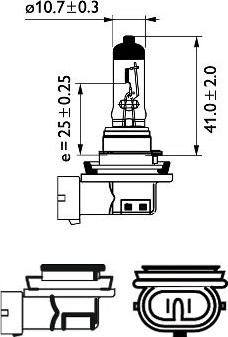 PHILIPS 12360WVUB1 - Żarówka, reflektor dalekosiężny parts5.com