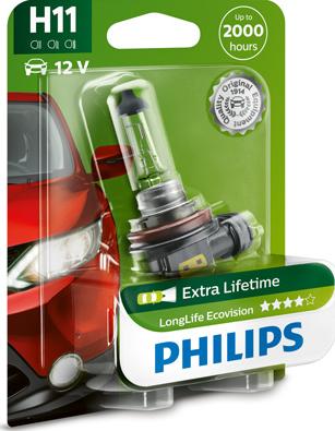 PHILIPS 12362LLECOB1 - Lámpara, faro de carretera parts5.com