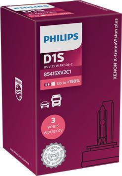 PHILIPS 85415XV2C1 - Лампа накаливания, основная фара parts5.com