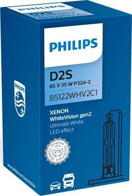 PHILIPS 85122WHV2C1 - Крушка с нагреваема жичка, фар за дълги светлини parts5.com