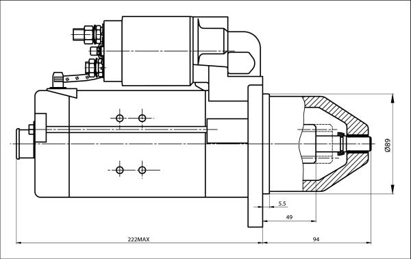 Prestolite Electric 861036 - Motor de arranque parts5.com