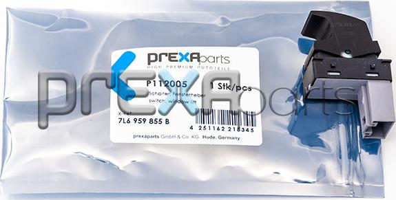 PREXAparts P112005 - Stikalo, odpiralo za okno parts5.com