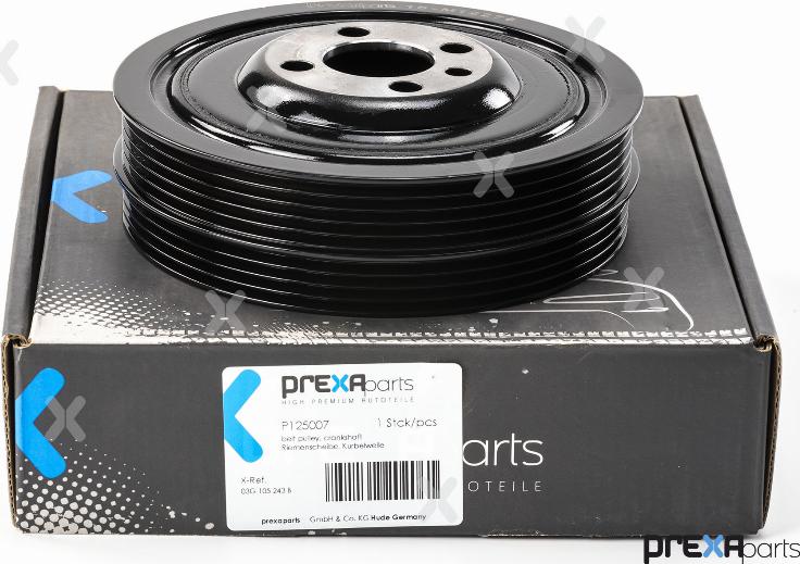 PREXAparts P125007 - Riemenscheibe, Kurbelwelle parts5.com