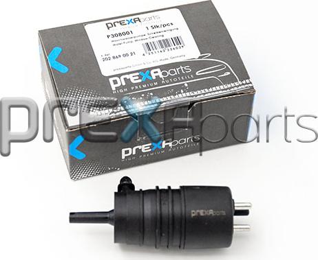 PREXAparts P308001 - Pompa spryskiwacza, spryskiwacz szyby czołowej parts5.com