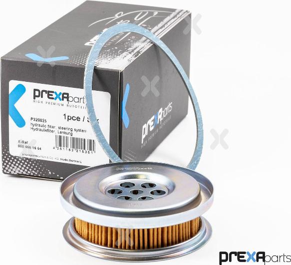 PREXAparts P320025 - Hidrolik filtre, direksiyon parts5.com