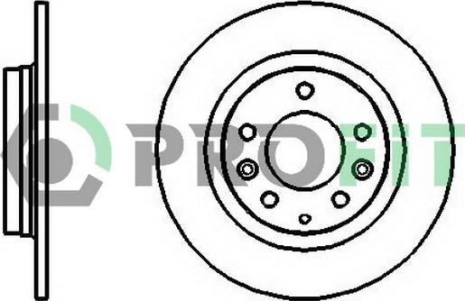 BOSCH 0 986 479 B77 - Disco de freno parts5.com