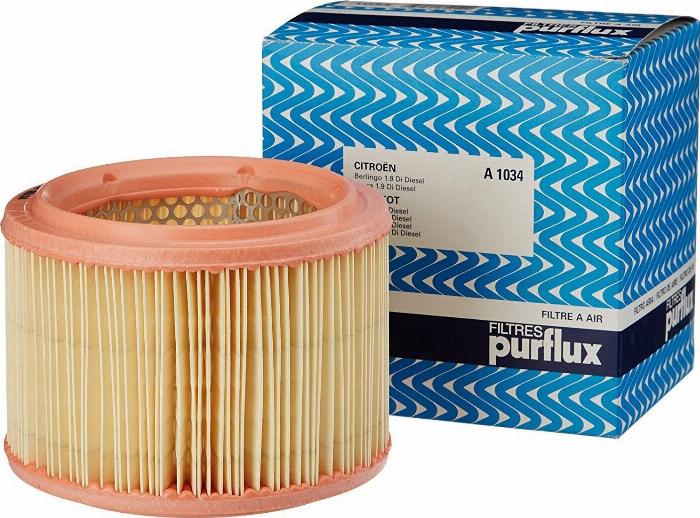 Purflux A1034 - Filtr powietrza parts5.com