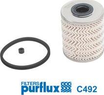 Purflux C492 - Yakıt filtresi parts5.com