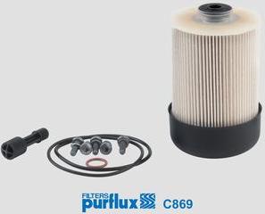 Purflux C869 - Yakıt filtresi parts5.com