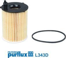 Purflux L343D - Ölfilter parts5.com