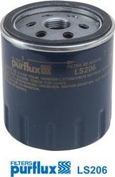 Purflux LS206 - Oil Filter parts5.com