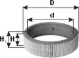 PZL Filters WA20350 - Filtar za zrak parts5.com