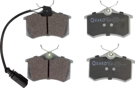 QUARO QP9596 - Piduriklotsi komplekt,ketaspidur parts5.com