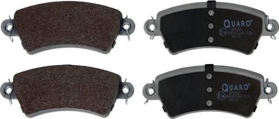 QUARO QP9801 - Brake Pad Set, disc brake parts5.com