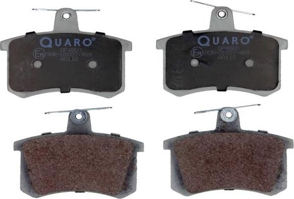 QUARO QP4860 - Σετ τακάκια, δισκόφρενα parts5.com