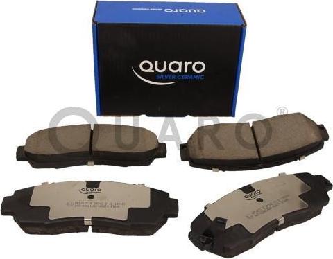 QUARO QP5317C - Fékbetétkészlet, tárcsafék parts5.com