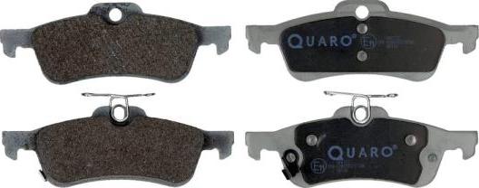 QUARO QP6172 - Fékbetétkészlet, tárcsafék parts5.com